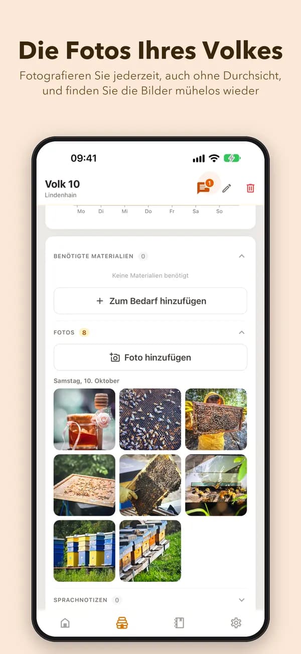Die Fotos Ihres Volkes. Fotografieren Sie jederzeit, auch ohne Durchsicht, und finden Sie die Bilder mühelos wieder