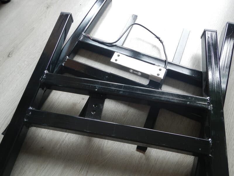 Scale steel frame