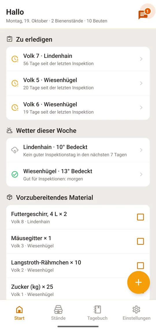 Öffnen Sie „Einstellungen“, den letzten Tab