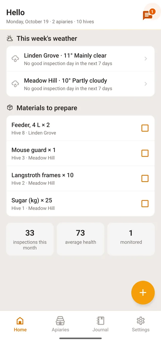 Open “Home”, the first tab