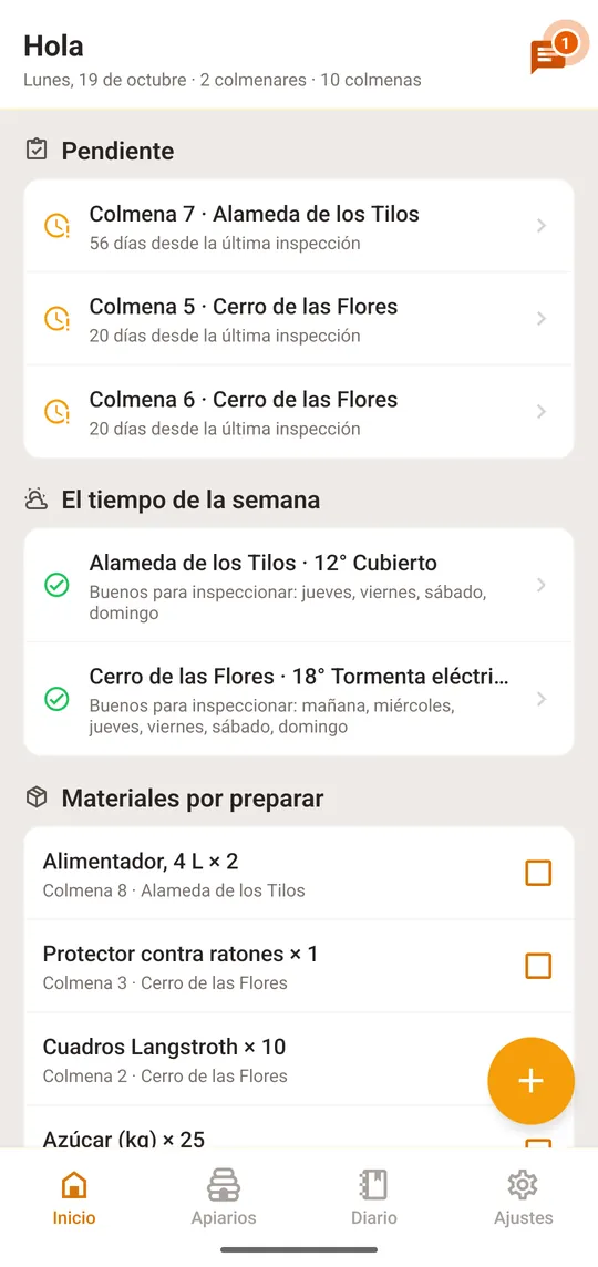 Abre «Configuración», la última pestaña